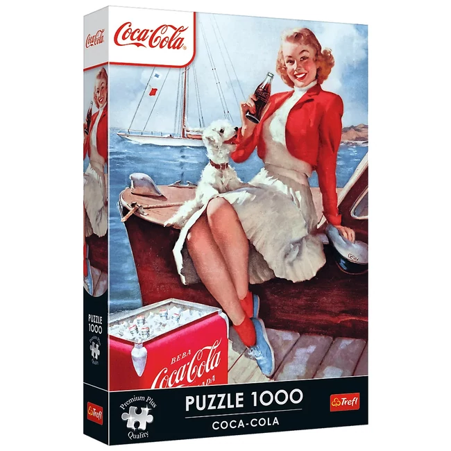 Coca-Cola tengerparti szünet 1000 db-os Prémium plus quality puzzle – Trefl