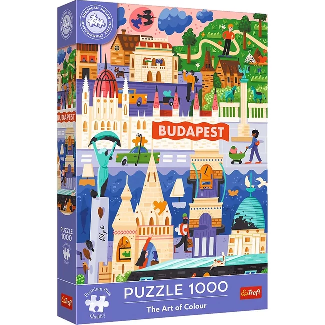 Puzzle EB: Budapest 1000 db-os prémium puzzle – Trefl
