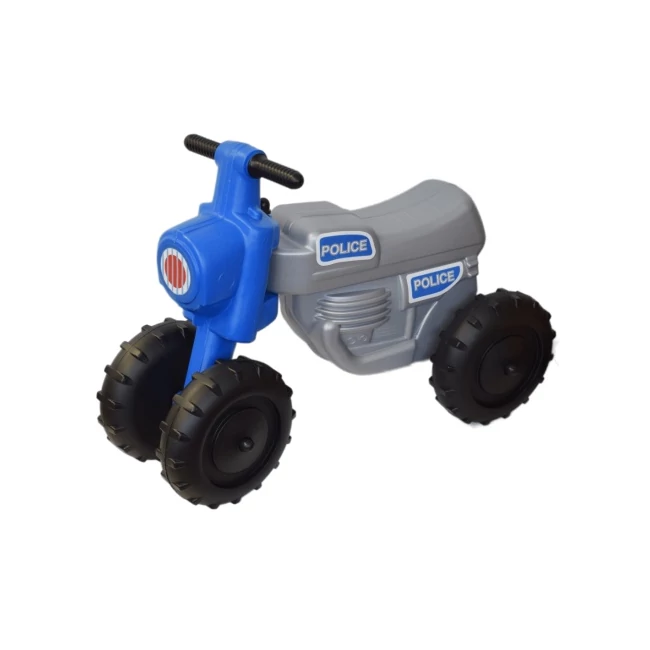 Lábbal hajtós rendőrségi cross motor 4 kerékkel – D-Toys
