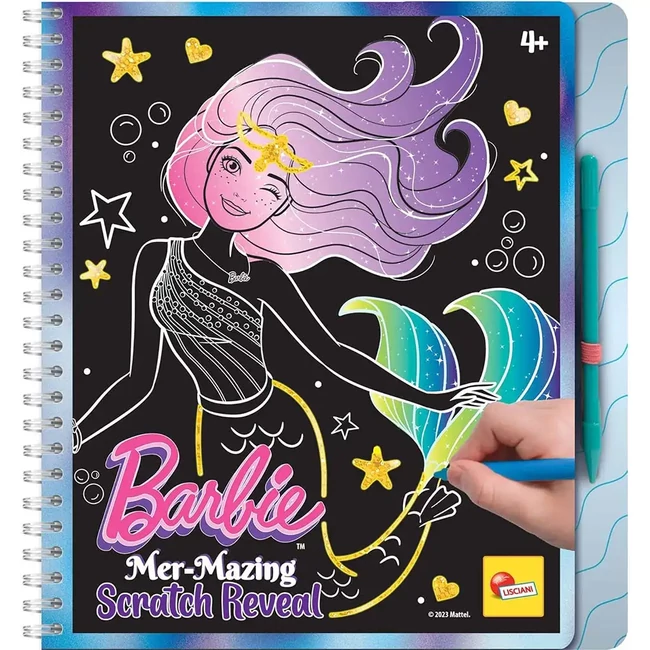 Barbie Mer-Mazing képkarc készítő szett 44 oldalas – Lisciani