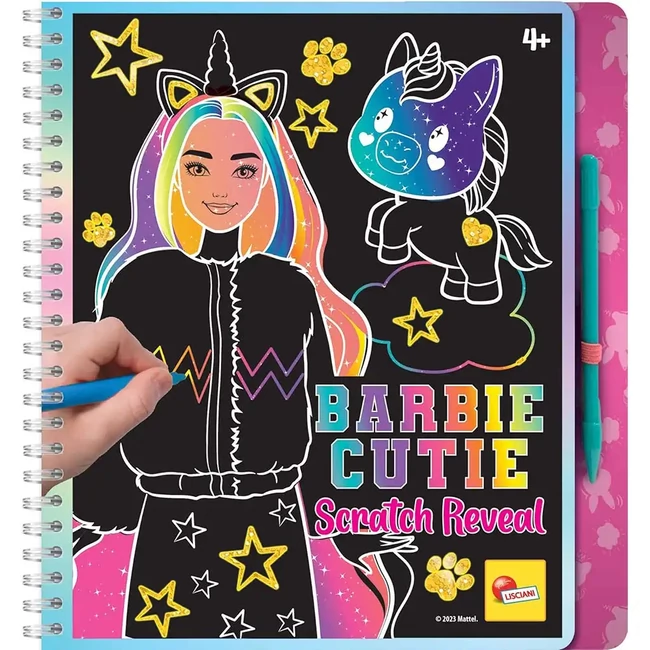 Barbie Cutie képkarc készítő szett 44 oldalas – Lisciani