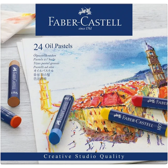 Faber-Castell: Olajpasztellkréta 24 db-os szett