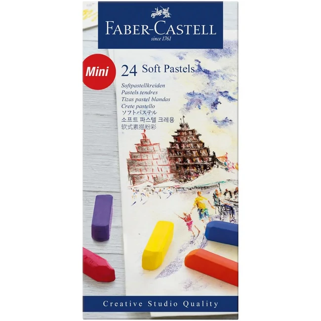 Faber-Castell: Mini porpasztellkréta készlet 24 db-os