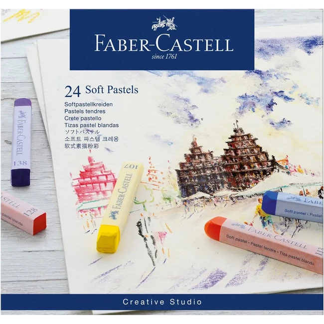 Faber-Castell: Porpasztellkréta készlet 24 db-os