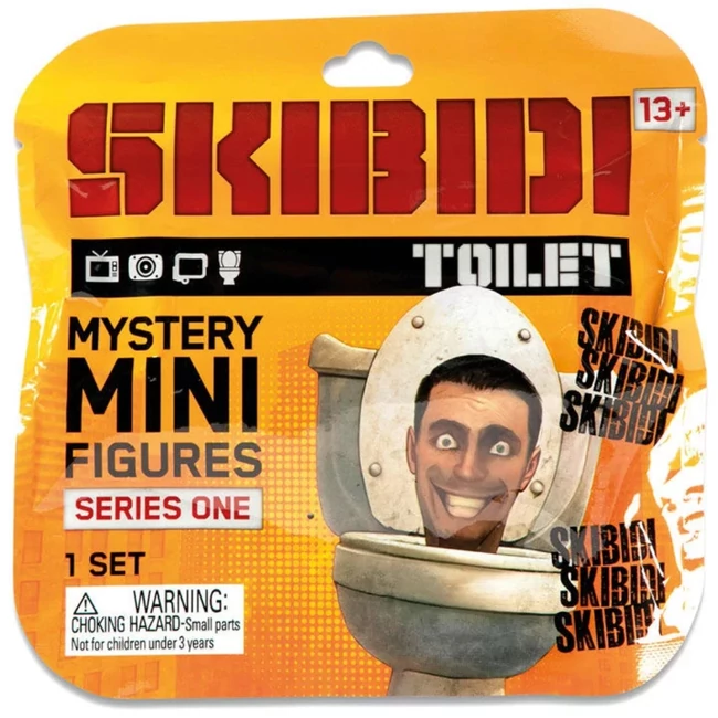 Skibidi Toilet WC meglepetés minifigura szett 1 db