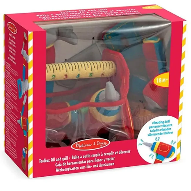 Melissa & Doug: Puha szerszámosdoboz játékszett