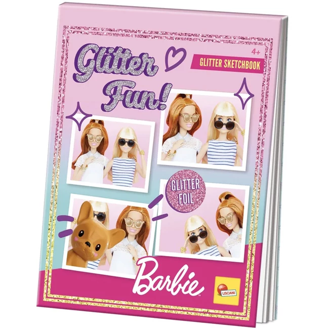 Barbie Csillámos rajzfüzet – Lisciani