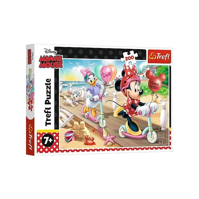 Daisy és Minnie a tengerparton 200 db-os puzzle – Trefl