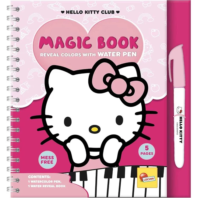 Hello Kitty Varázskönyv rajzolás vízzel - Lisciani