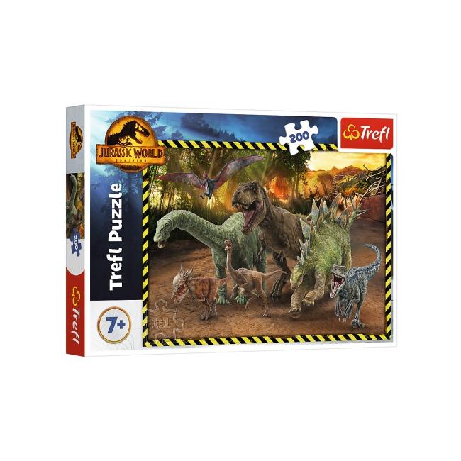 Jurassic World: Dinók a Jurassic Parkból 200 db-os puzzle – Trefl
