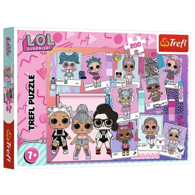 LOL Surprise: Kedves babák 200 db-os puzzle – Trefl