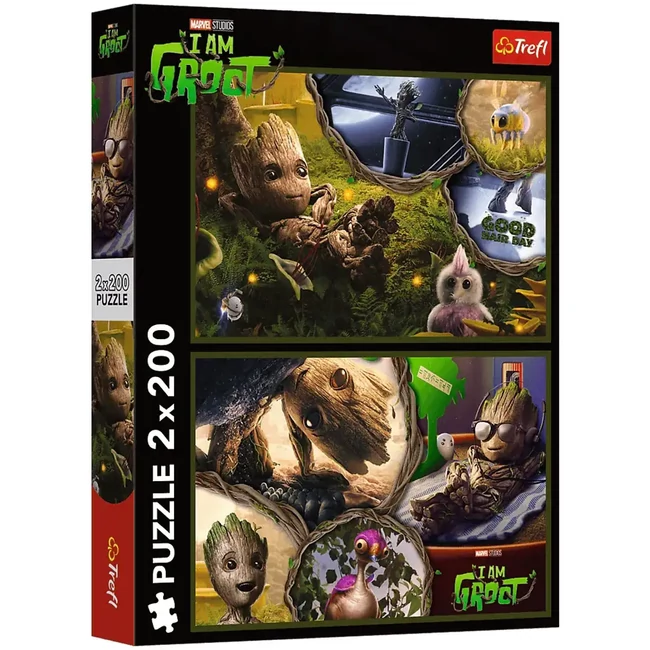 Marvel: Én vagyok Groot 2×200 db-os puzzle – Trefl