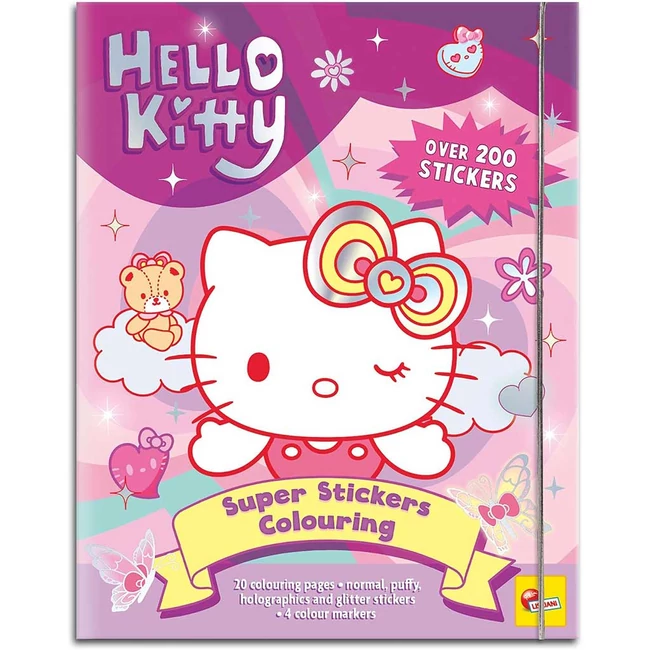 Hello Kitty Kifestő matricákkal - Lisciani