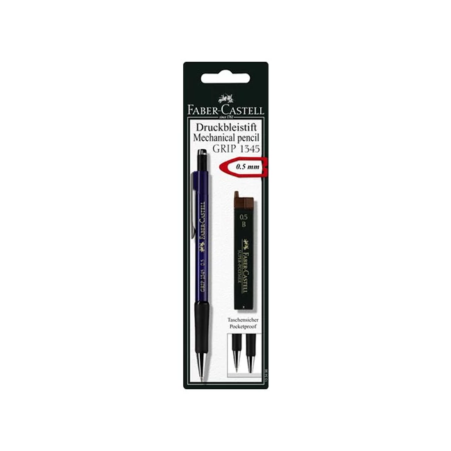 Faber-Castell: Grip 1345 töltőceruza kék színben 0,7 mm-es heggyel