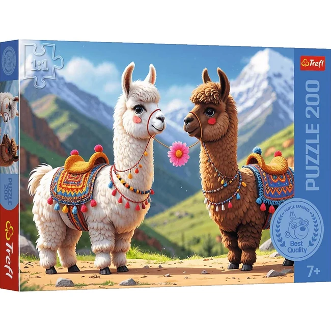 Színpompás Lámák 200 db-os puzzle – Trefl