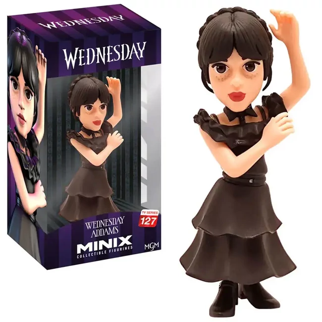 MINIX – Wednesday Adams prémium karakter figura báli ruhában 12 cm