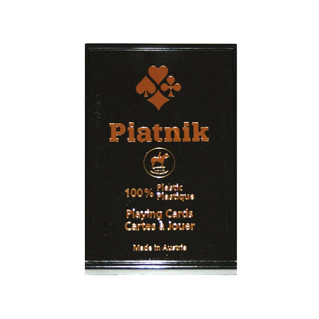 100% plasztik römikártya 1*55 lap – Piatnik