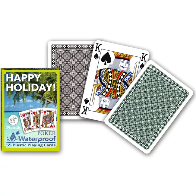 Happy Holiday! plasztik römi kártya 1×55 lap – Piatnik