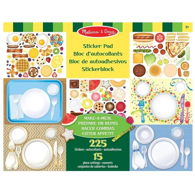 Újrahasználható matrica készlet – Ételkészítés – Melissa & Doug