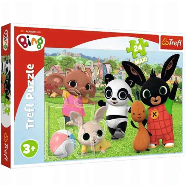 Bing: Szórakozás a parkban 24 db-os Maxi puzzle -Trefl