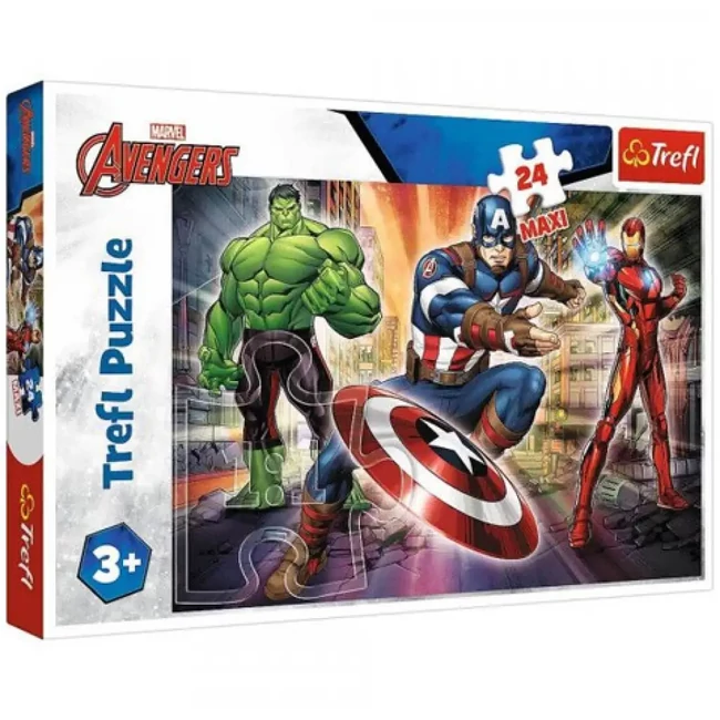 Marvel Bosszúállók Trio 24 db-os Maxi puzzle – Trefl