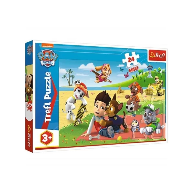 Mancs őrjárat: Tengerparti móka 24 db-os maxi puzzle – Trefl