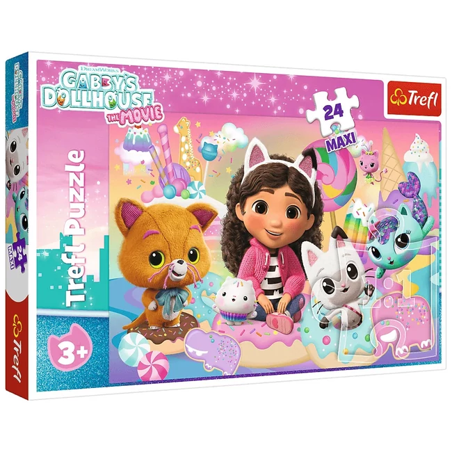 Gabi babaháza és barátai 24 db-os maxi puzzle – Trefl