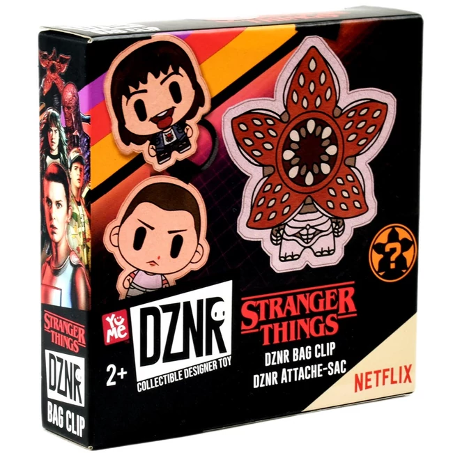 Netflix: Stranger Things táskadísz és kulcstartó figura meglepetéscsomag 1 db figurával