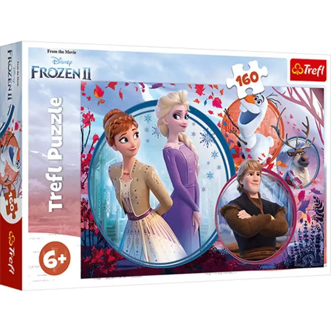 Jégvarázs 2: Nővérek kalandja 160 db-os puzzle – Trefl