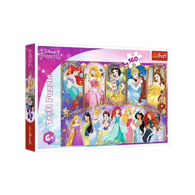 Disney Hercegnők: Portrék puzzle 160 db-os – Trefl