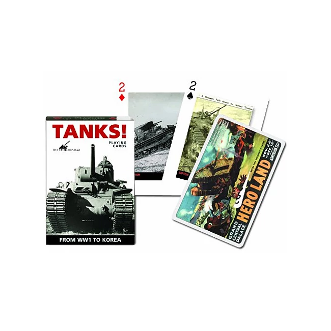 Exkluzív römi kártya – Tankos 1×55 lap – Piatnik