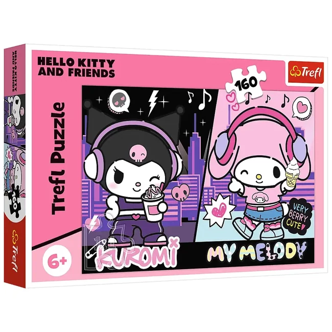 Kuromi és My Melody városi ritmus 160 db-os puzzle – Trefl