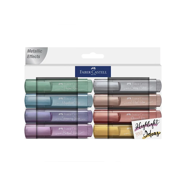 Faber-Castell: Metál szövegkiemelő készlet 1546 8 db-os szett