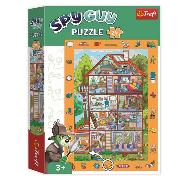 Spy Guy 24 db-os puzzle Nyomozás a házban – Trefl