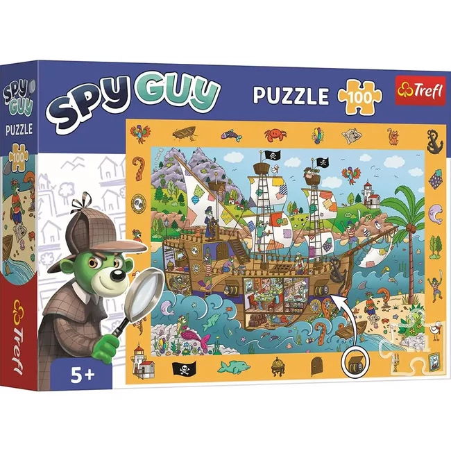 Spy Guy 100 db-os puzzle Kalózhajó – Trefl