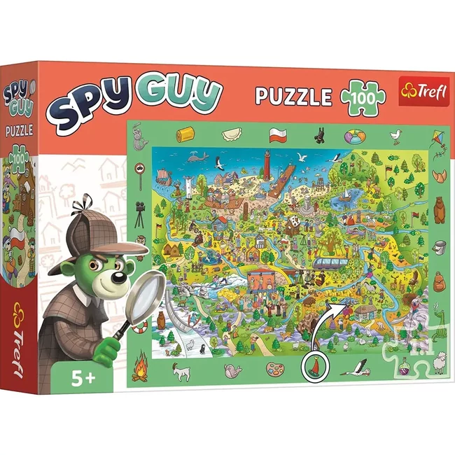 Spy Guy 100 db-os puzzle Lengyelország – Trefl