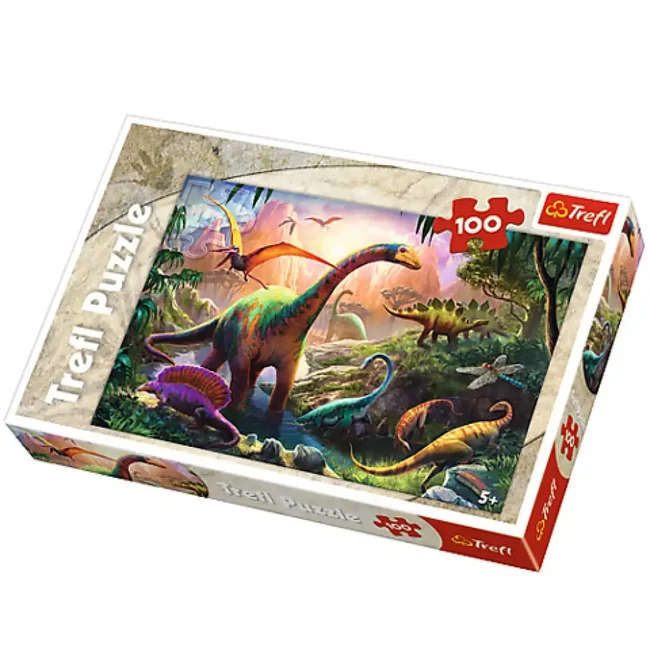 Dinoszauruszok földjén puzzle 100 db-os – Trefl