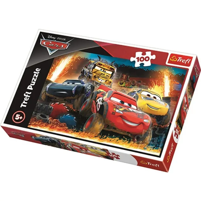 Verdák 3 extrém verseny puzzle 100 db-os – Trefl
