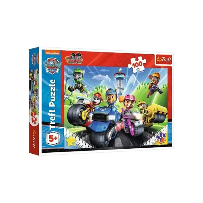 Mancs őrjárat: Motoron 100 db-os puzzle – Trefl