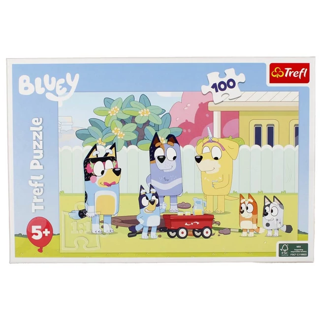 Bluey boldog világa 100 db-os puzzle – Trefl