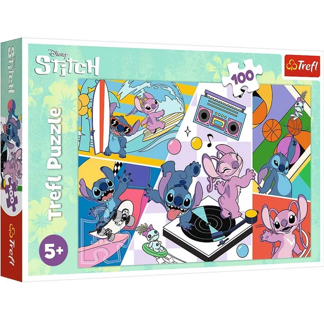 Disney Lilo &amp; Stitch emlékei 100 db-os puzzle – Trefl
