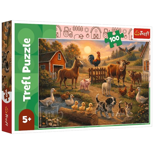 Barátok a farmon 100db-os puzzle - Trefl