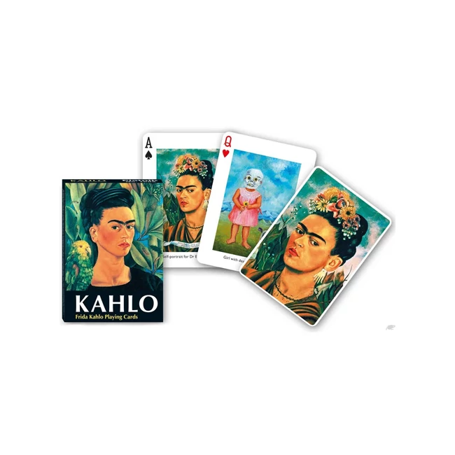 Frida Kahlo művész römikártya 1×55 – Piatnik