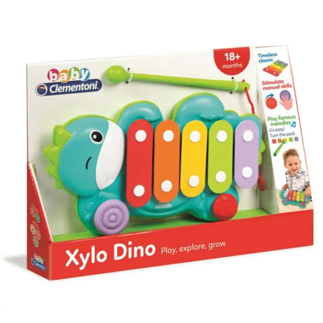 Baby dinoszauruszos színes xilofon – Clementoni