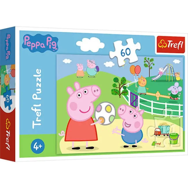 Peppa malac: Móka a barátokkal puzzle 60 db-os – Trefl