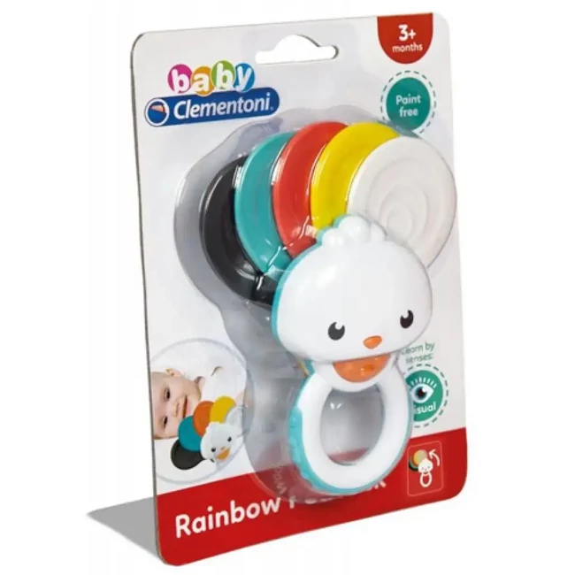 Baby szivárványos páva csörgő – Clementoni