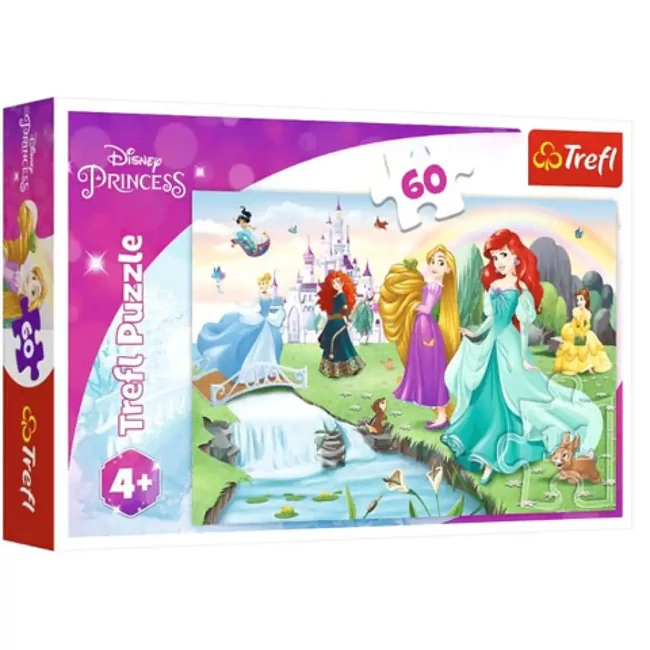 Disney Hercegnők: Találkozás a hercegnőkkel 60 db-os puzzle – Trefl