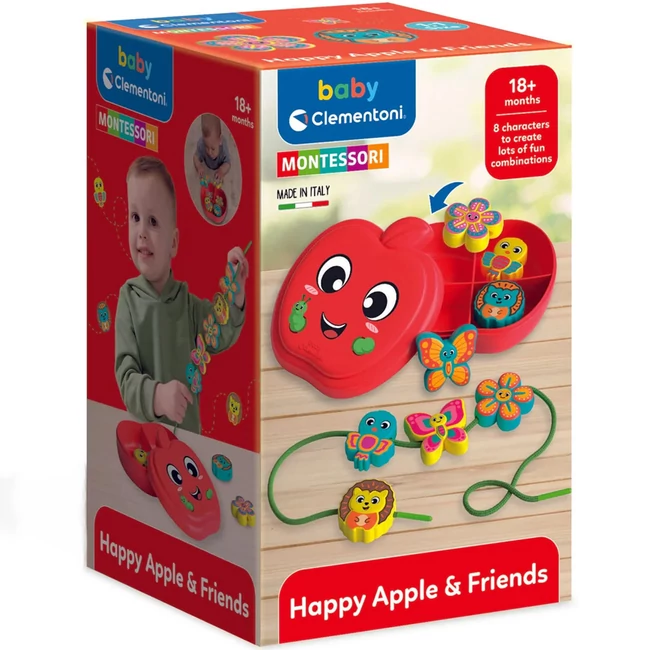 Vidám alma fűzős játék – Clementoni Baby