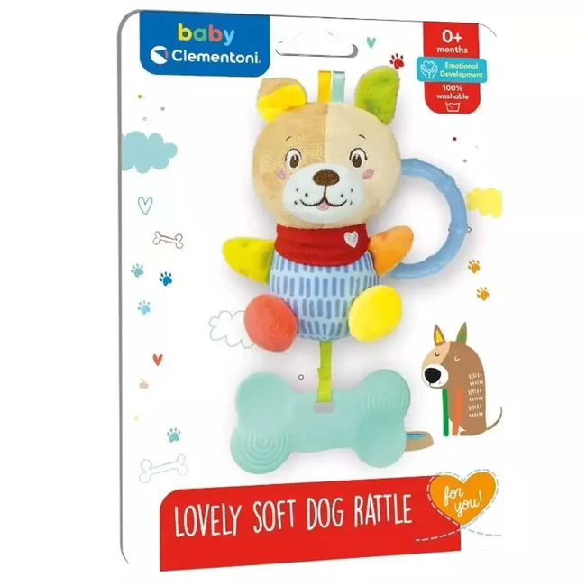 Clementoni Baby: Puha kutyusos bébicsörgő – Clementoni