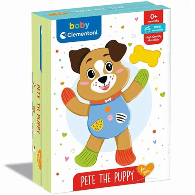 Pete a plüss kutyus – Clementoni baby